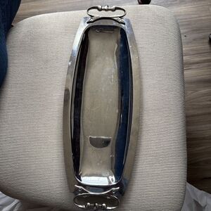 Kromex Platter 17.5” Long Including Handles